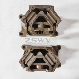 Howo MAX engine right front rubber bearing/left front rubber bearing